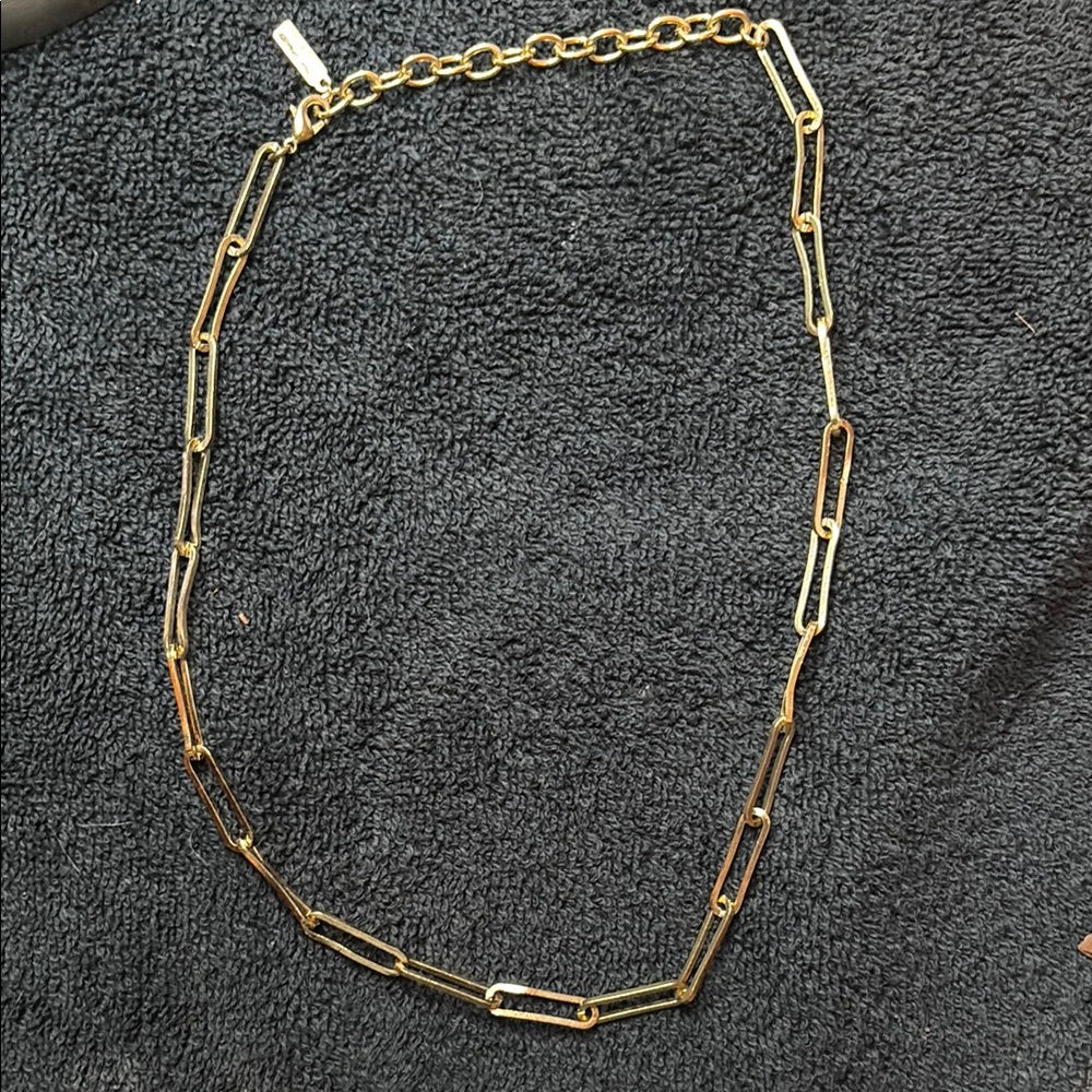 Gold sugar fix chain necklace